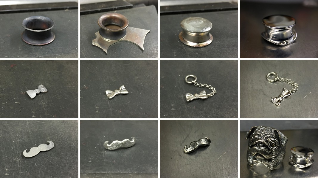 66_ujo_rocks_handmade_sterling_silver_pug_with_tophat_monocle_and_moustache_progress_pics
