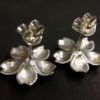 ujo_rocks_sakura_stud_earrings_sterling_silver_frosted_back
