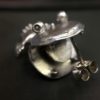 ujo_rocks_snappy_snapperson_stud_earring_sterling_silver_front