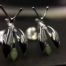 ujo_rocks_buzz_lightbutt_ville_valopylly_firefly_stud_earrings_sterling_silver_glow_in_the_dark_polished_daytime_front