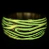ujo_rocks_tree_bark_ring_bronze_orange_glow_in_the_dark_polished_nighttime_front